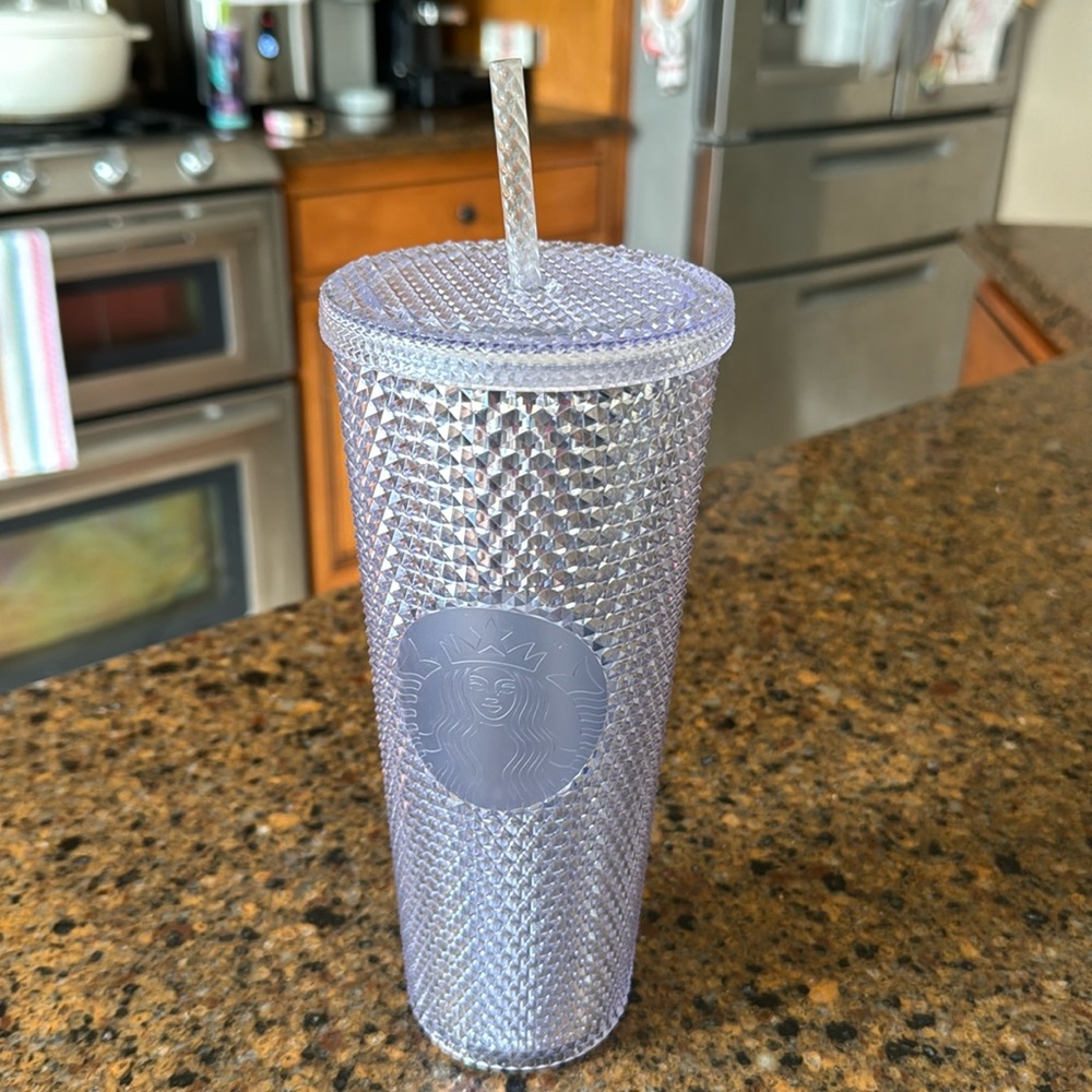 Diamond stud Starbucks tumbler